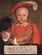 Hans Holbein Edward VI as a child oil